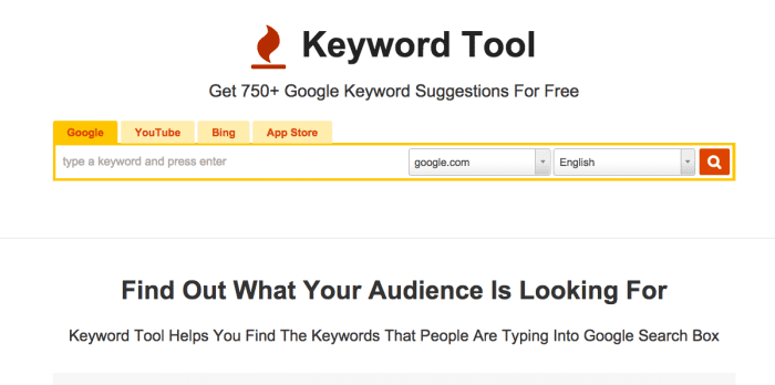 ابزار keyword tool