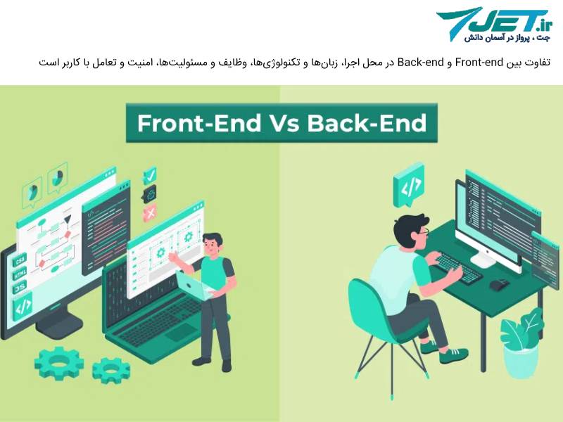 تفاوت های بک اند و فرانت اند